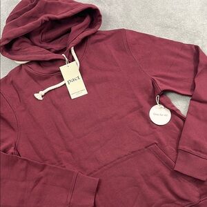 NEW Pact S Womens Red Burgundy‎ Hoodie Unisex One-for-All Hoodie